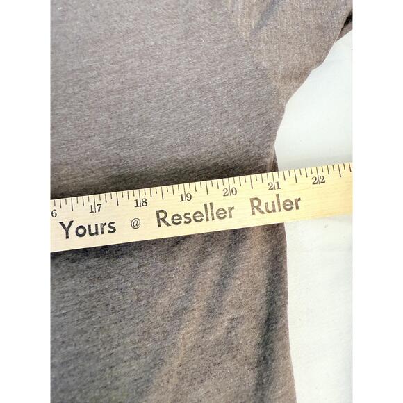 Next Level Apparel Brown Short Sleeve Graphic Text Crew TShirt Extra Large - Picture 7 of 8